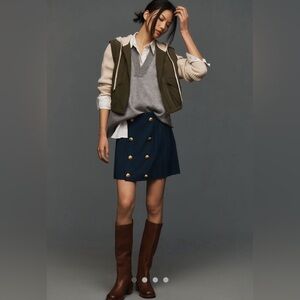 Anthropologie Pilcro Utility Sweater Jacket